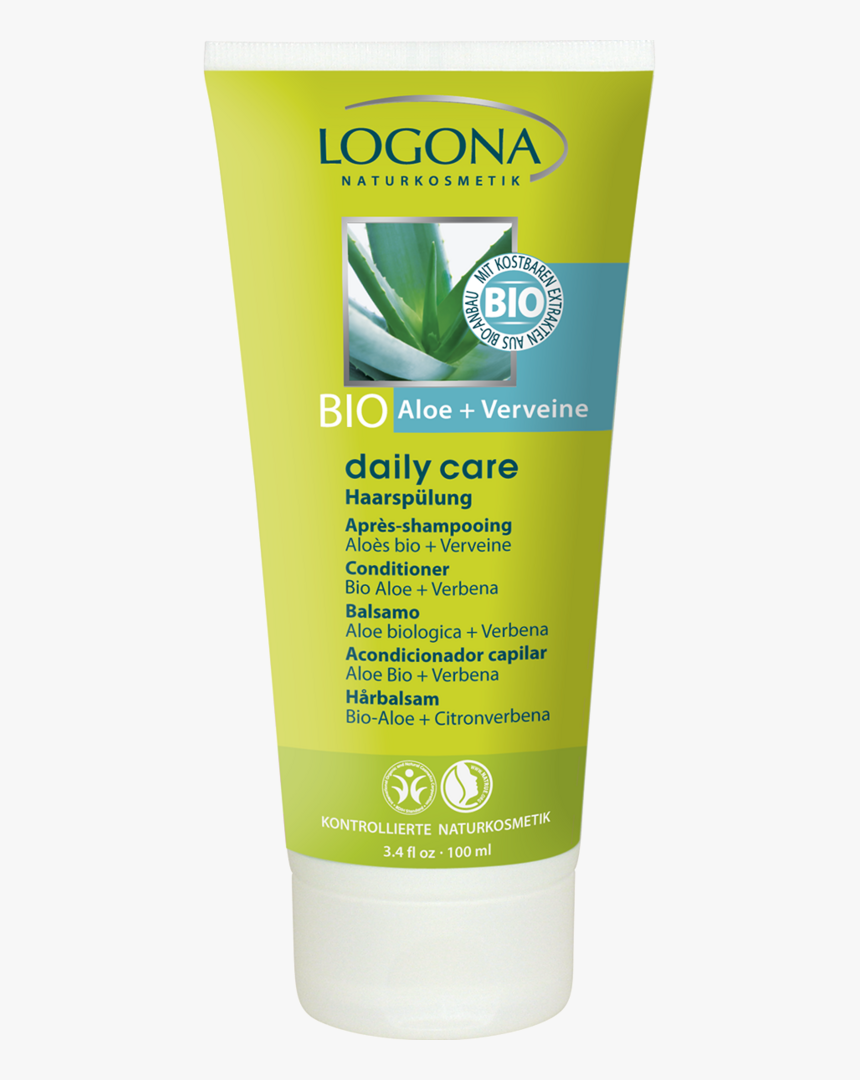 Daily Care Organic Aloe & Verbena Conditioner - 100 Алое Вера Гел За Коса, HD Png Download, Free Download