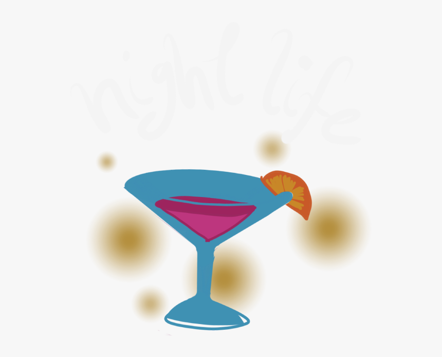 Martini Clipart Nightlife - Classic Cocktail, HD Png Download, Free Download