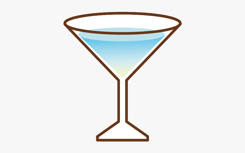 Clip Art Martini Glasses Cartoon - Cartoon Martini Glass, HD Png Download, Free Download