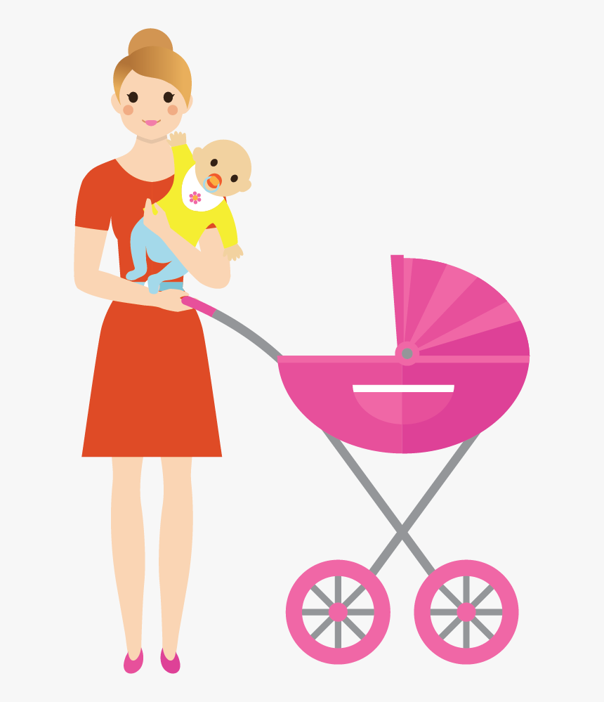 Mum And Pram, HD Png Download, Free Download