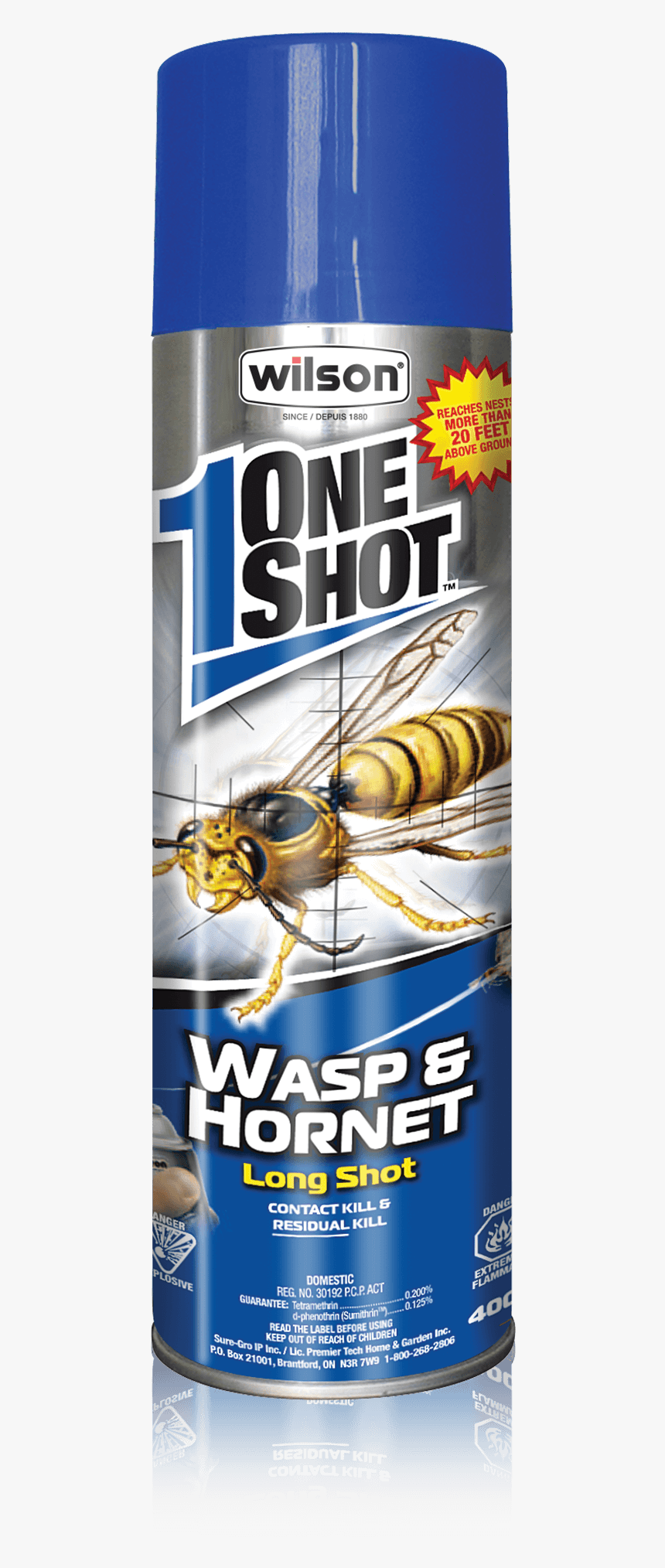 Wilson One Shot Wasp Hornet Killer - One Shot Wasp And Hornet Killer, HD Png Download, Free Download