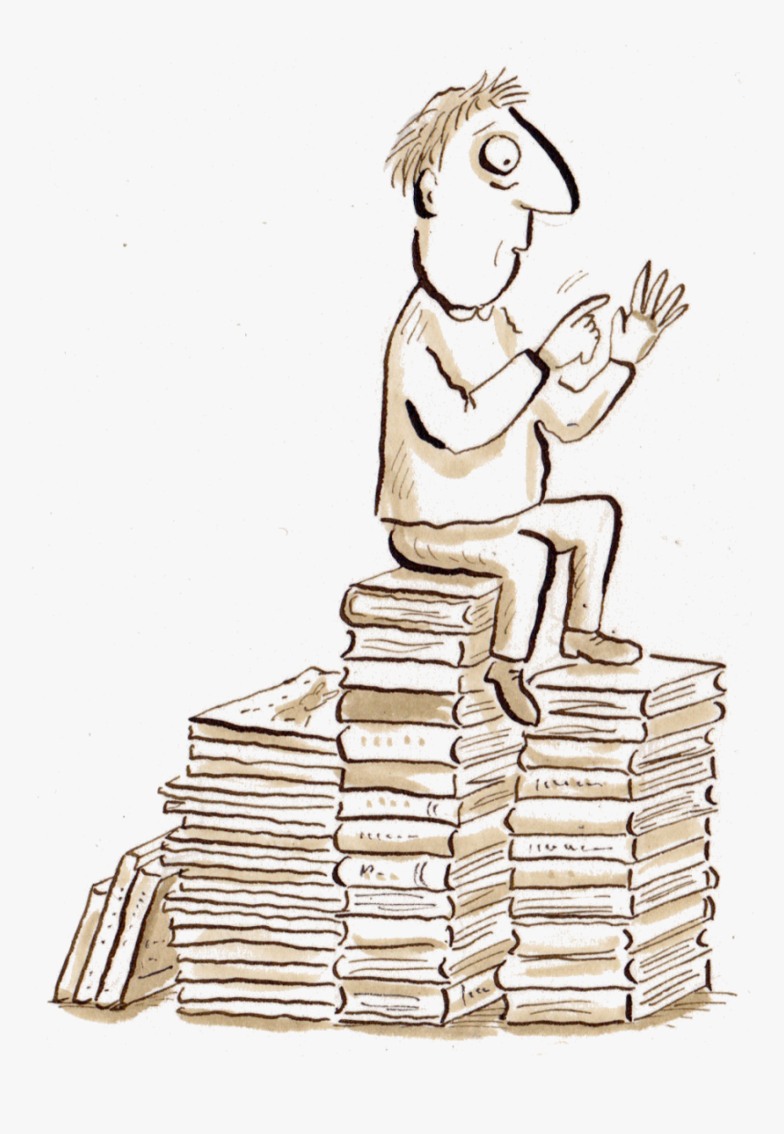 Easy Drawing Of Person Reading Books, HD Png Download, Free Download