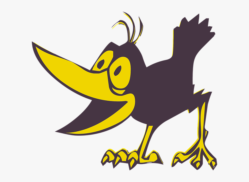 Vector Crow Graphics Portable Network Free Photo Png - Crow Cartoon Png, Transparent Png, Free Download