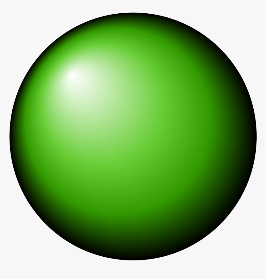 3d Green Dot, HD Png Download, Free Download