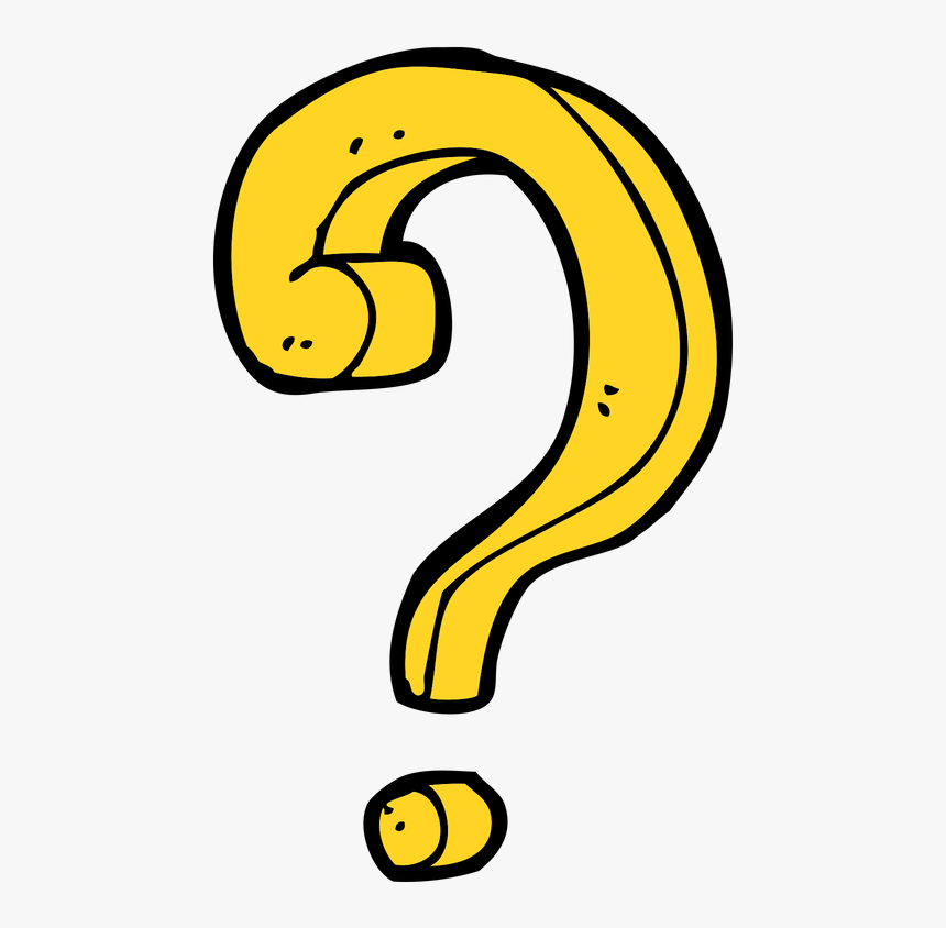 Transparent Yellow Question Mark Png - Question Mark Cartoon Png, Png Download, Free Download