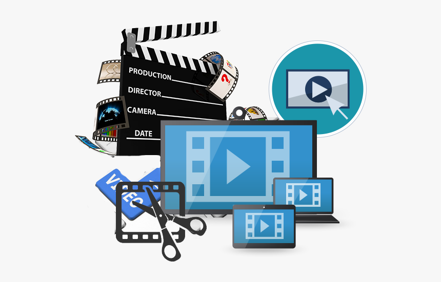 Video Production Video Clip Art, HD Png Download, Free Download