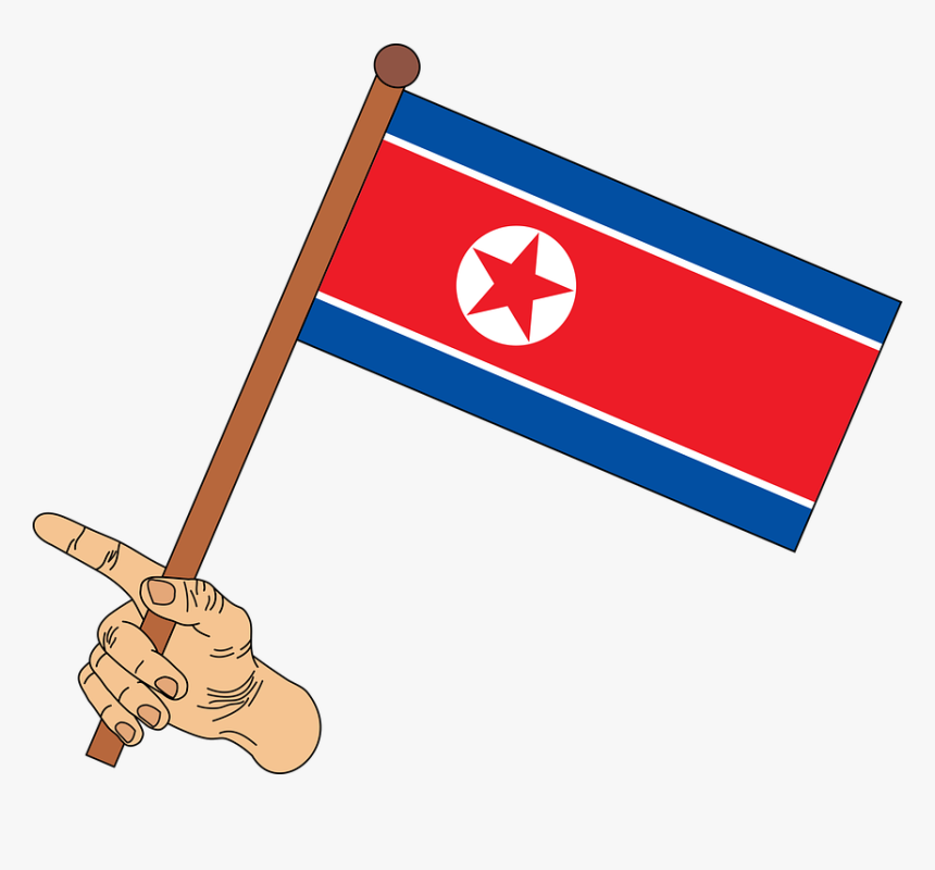 Flag, North Korea Flag, North Korea, North Korean Flag - Flag Of Nepal Png, Transparent Png, Free Download