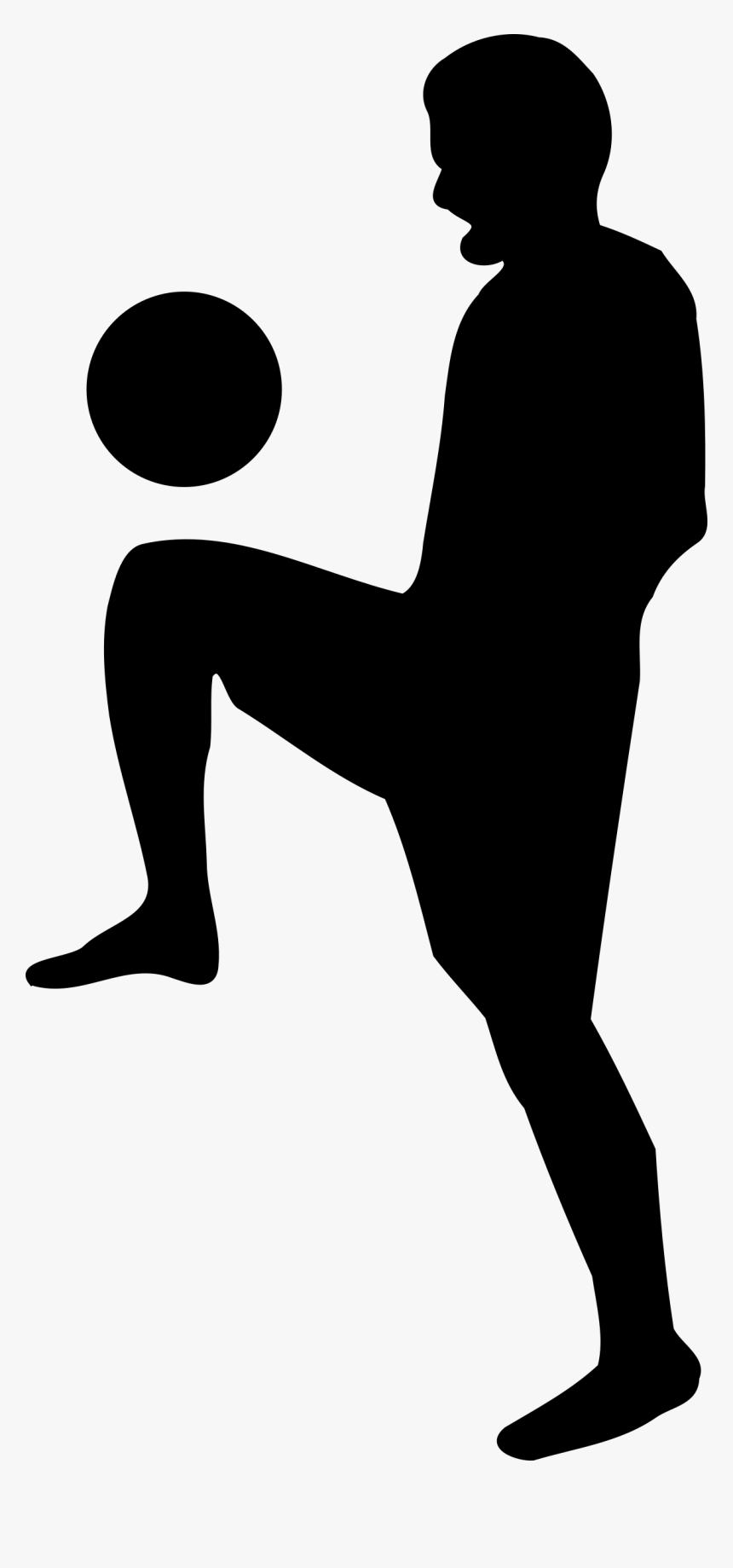 Freestyle Soccer Silhouette Icons Png - Soccer Silhouette Gif, Transparent Png, Free Download