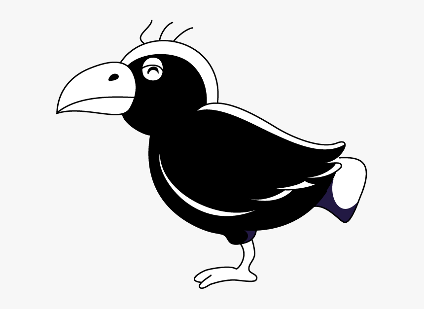 Crow - Clipart - Hornbill, HD Png Download, Free Download