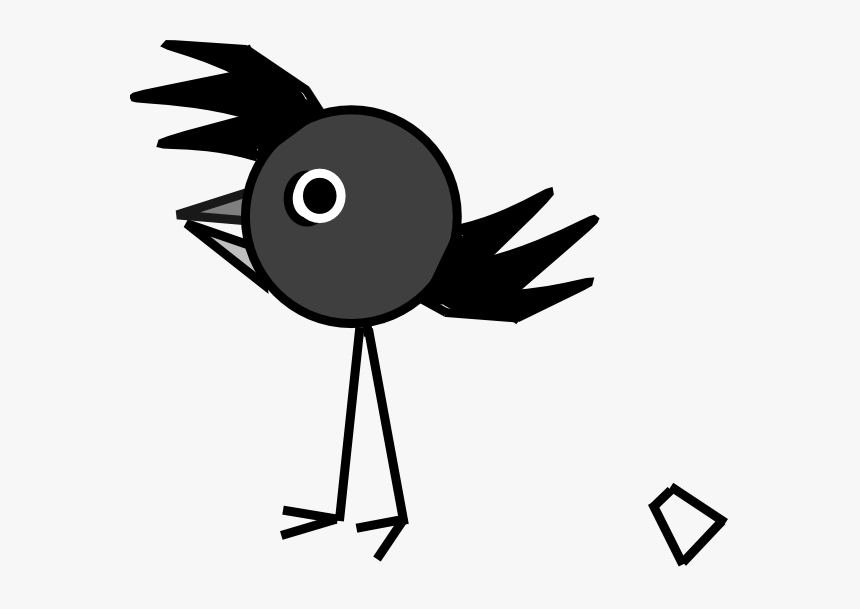 Crow Svg Clip Arts - Cartoon, HD Png Download, Free Download