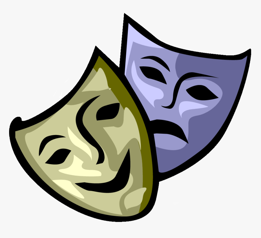 St Francis National School Drama Mask Png - Drama Masks Clipart, Transparent Png, Free Download