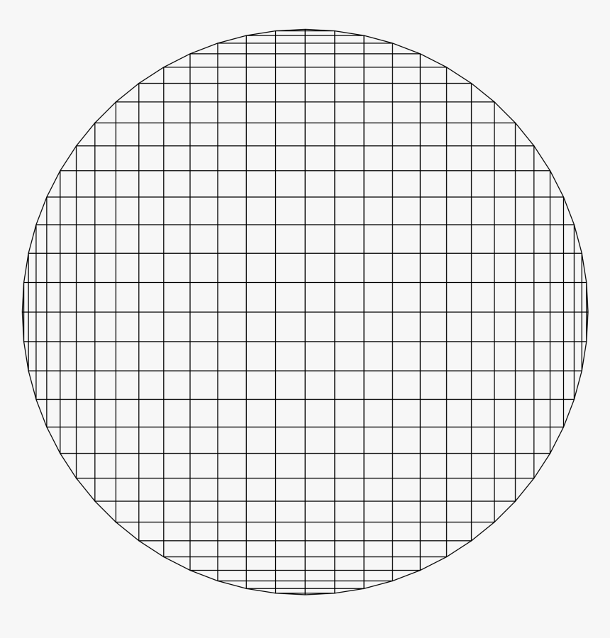 60gon Rectangle Grid Clip Arts - Equal Area Projection Stereonet, HD Png Download, Free Download