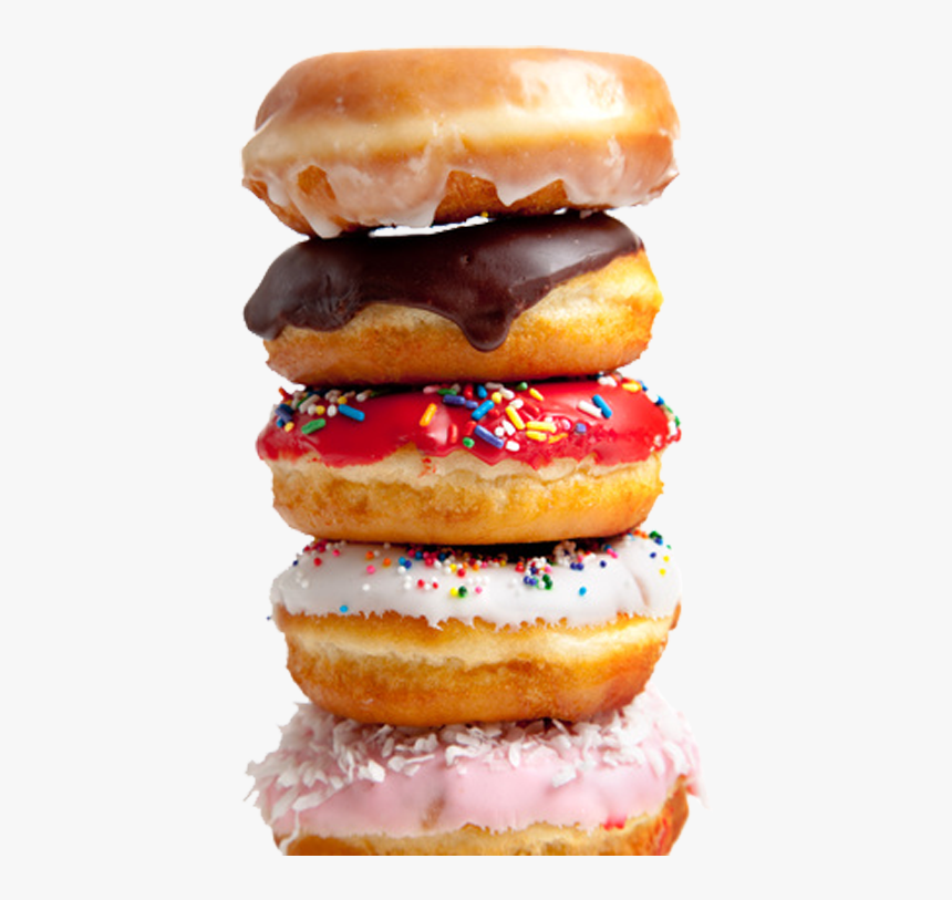 Donuts, Food, And Yummy Image - Donuts Stacked, HD Png Download, Free Download
