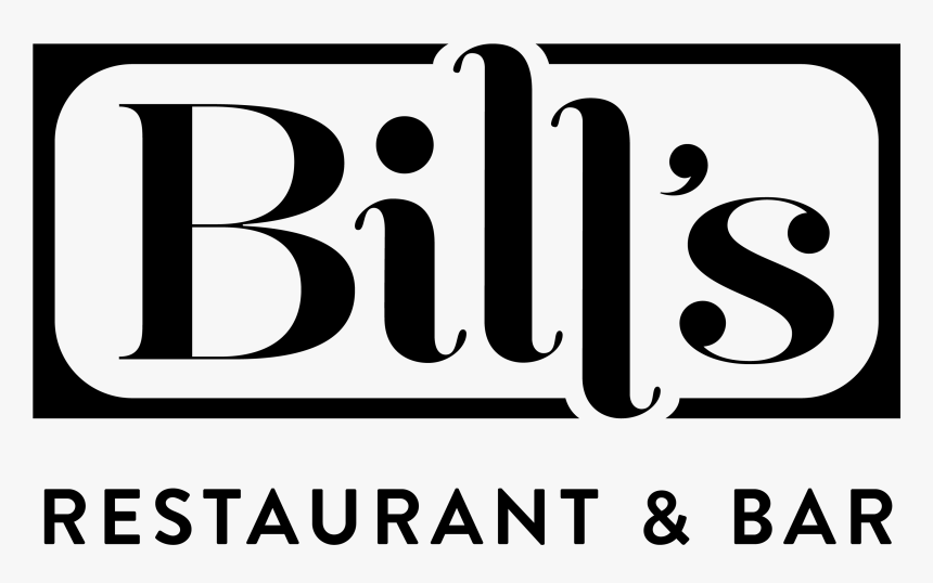 File - Bill"s Logo - Black - Bills Restaurant Logo, HD Png Download, Free Download