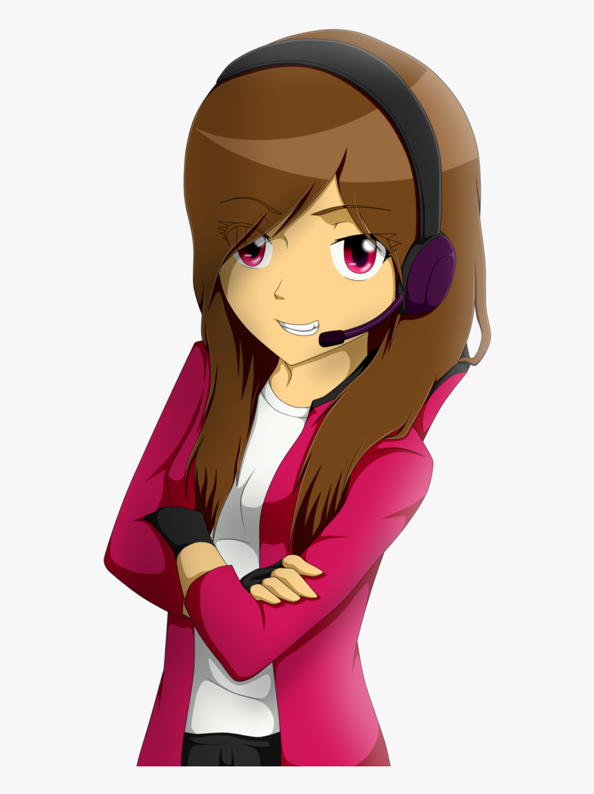 Thumb Image - Logo Gamer Girl Png, Transparent Png, Free Download