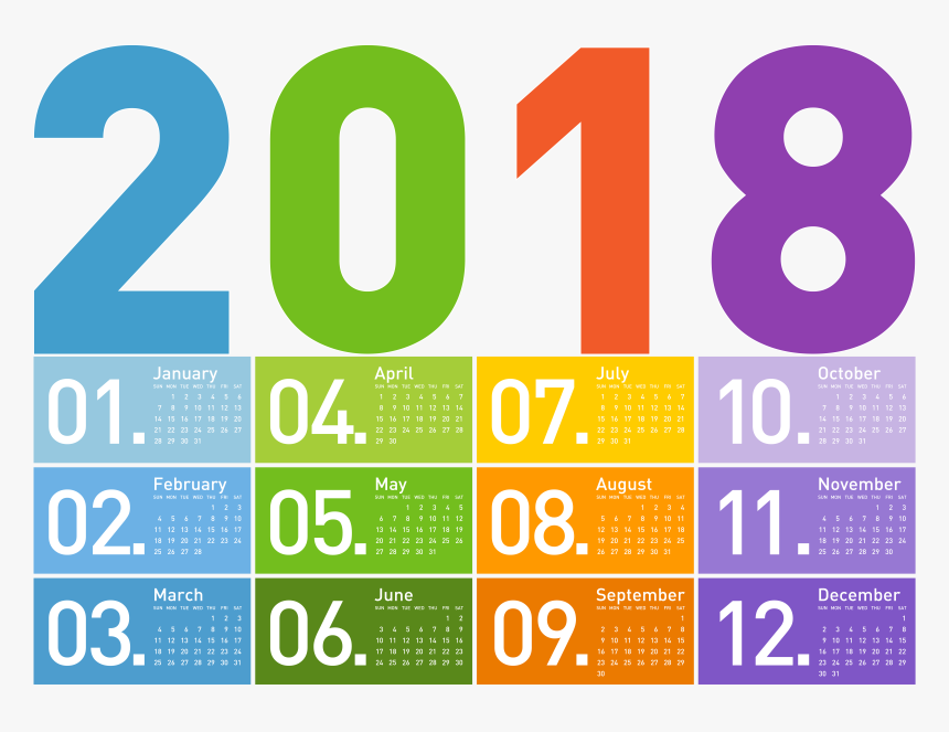 Transparent Png Image - Png Transparent Calendar Png 2018, Png Download, Free Download