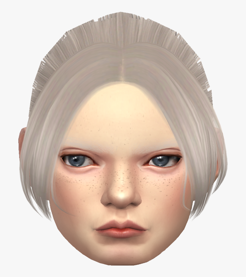 #png Face#yunia Pakhomova#model#model Png#3d Portrait#3d - Lace Wig, Transparent Png, Free Download