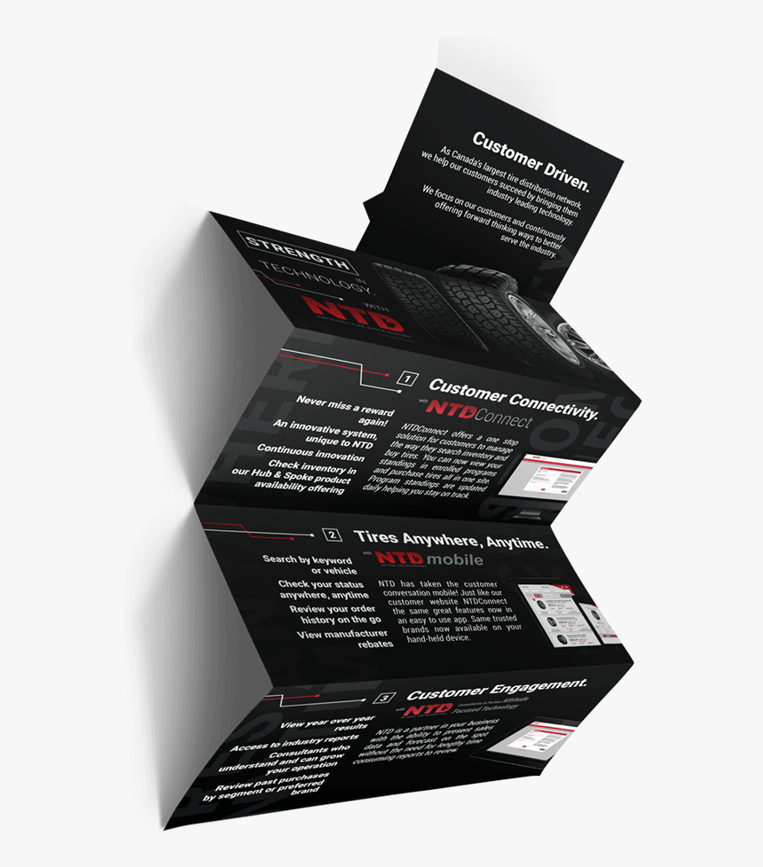 Strength In Technology Accordion Fold - Brochure, HD Png Download, Free Download
