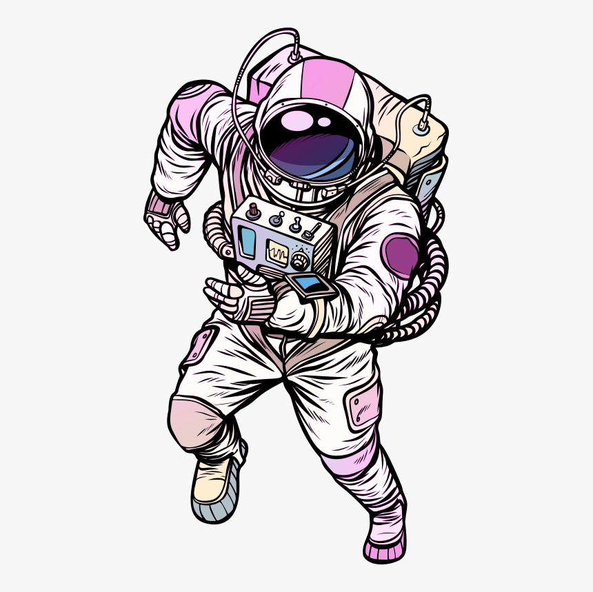 Spaceman - Astronaut Popart Vectorstock Free, HD Png Download, Free Download