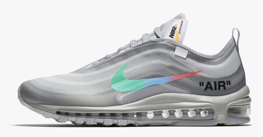 Off White X Nike Air Max 97 Menta, Transparent Png - Airmax 97 Menta ...