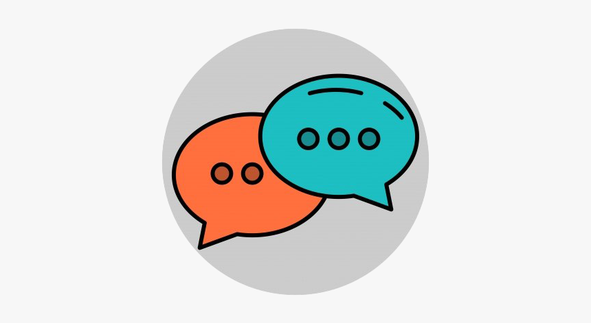 Chat Logo Png Free Download - Icon Conversation, Transparent Png, Free Download