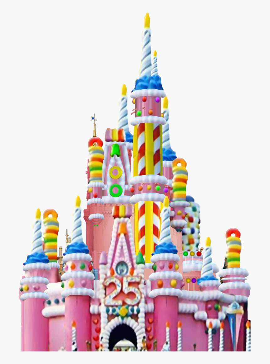 Transparent Disney Castle Silhouette Png - Disneyland Paris Castle Cake, Png Download, Free Download