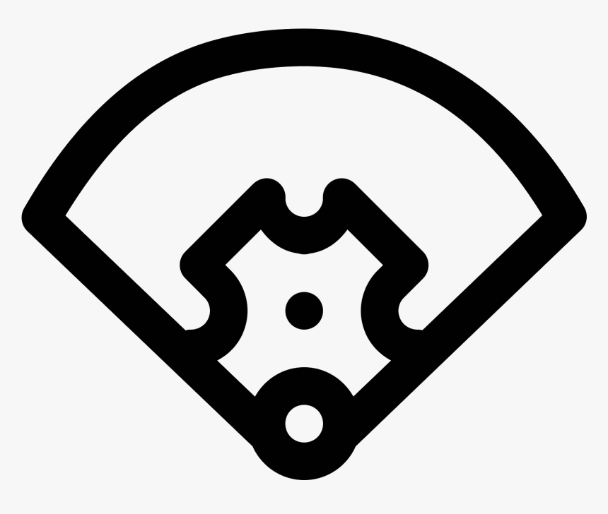 Baseball Field Png 野球 グラウンド イラスト 白黒 Transparent Png Kindpng