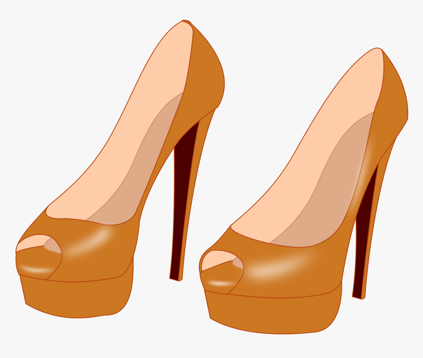 Transparent High Heel Png - Cartoon High Heels Shoes, Png Download, Free Download