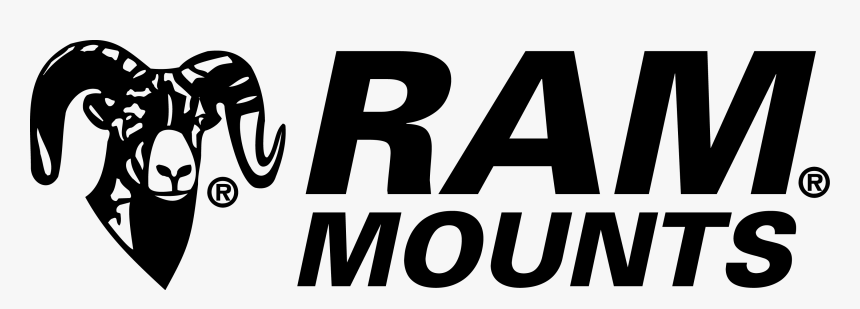 Ram Logo No Logo No Website Black - Ram Mounting Systems Logo, HD Png Download, Free Download