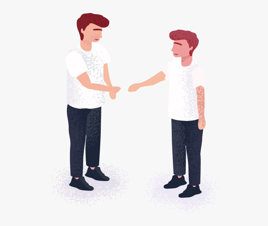 Transparent People Standing Back Png - Conversation, Png Download, Free Download