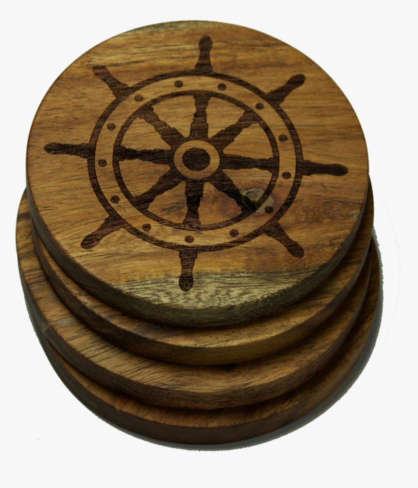 Ship Steering Wheel Nautical Coasters - Vector Ship Wheel Png, Transparent Png, Free Download