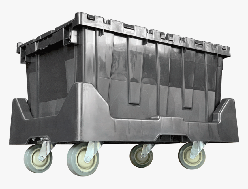 27 X 17 X 12 Handheld Attached Lid Tote Dolly - Railroad Car, HD Png Download, Free Download