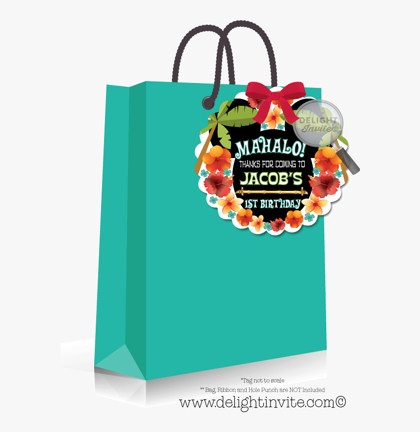 Transparent Luau Png - Hawaiian Party Favor Bags, Png Download, Free Download