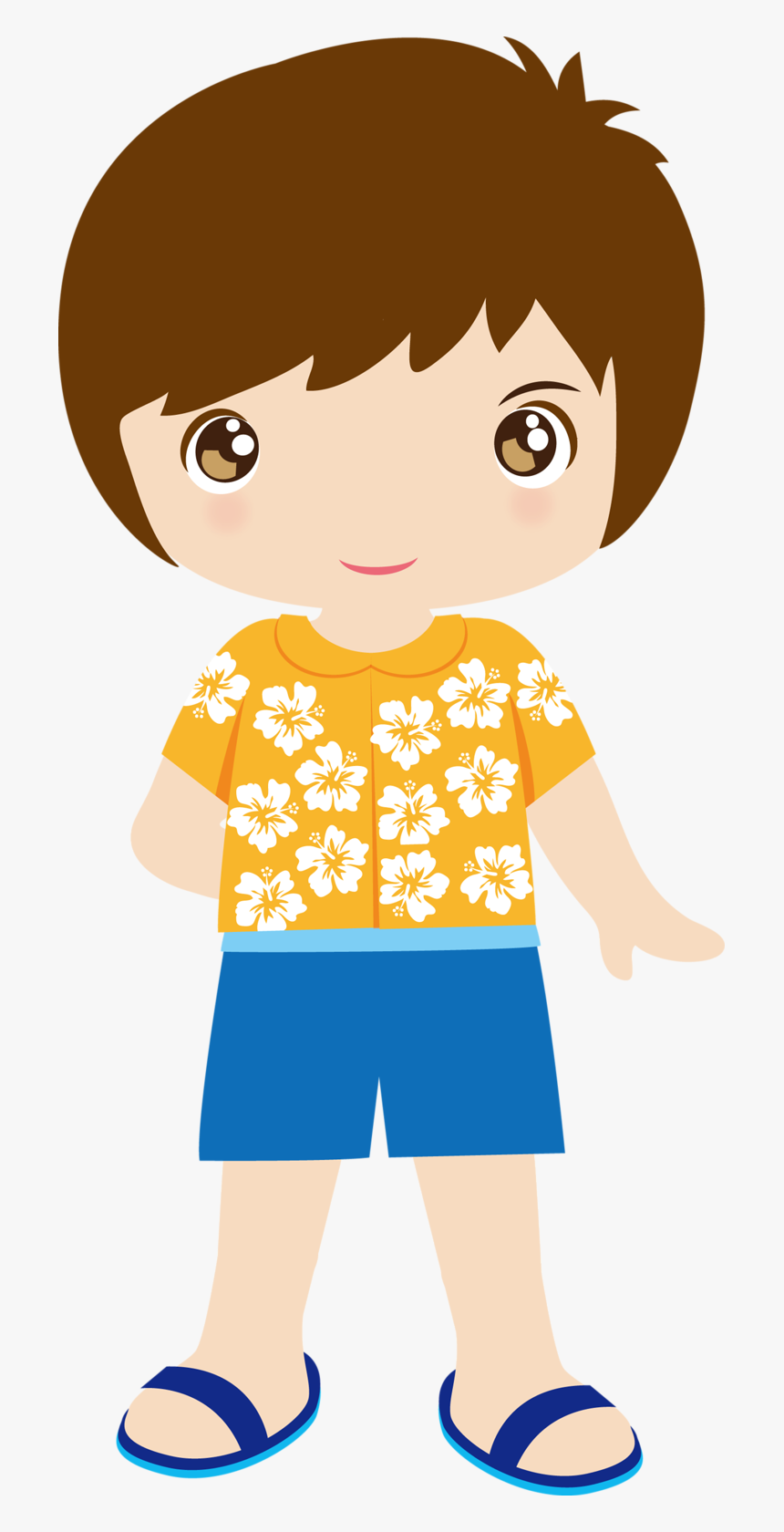 Hawaiian Boy Png Clipart , Png Download - Hawaiian Boy Clipart, Transparent Png, Free Download