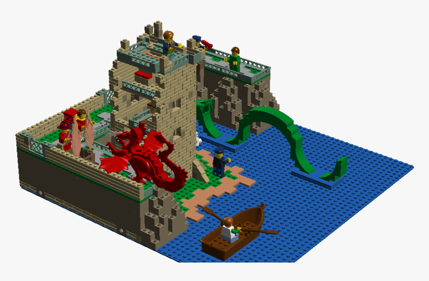 The Loch Ness Monster And Friends - Lego Loch Ness Monster, HD Png Download, Free Download