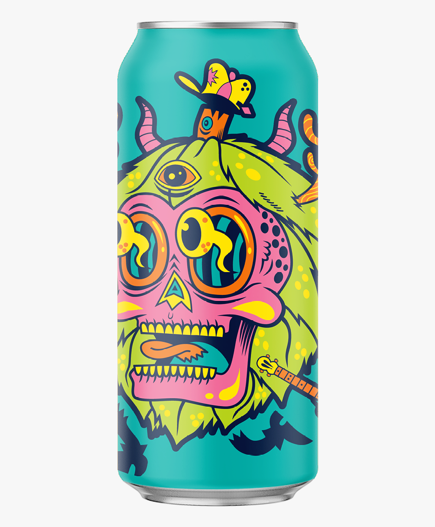 Image 2 Of Liquid Art Fest Monster On Beer Can - Illustration, HD Png Download, Free Download