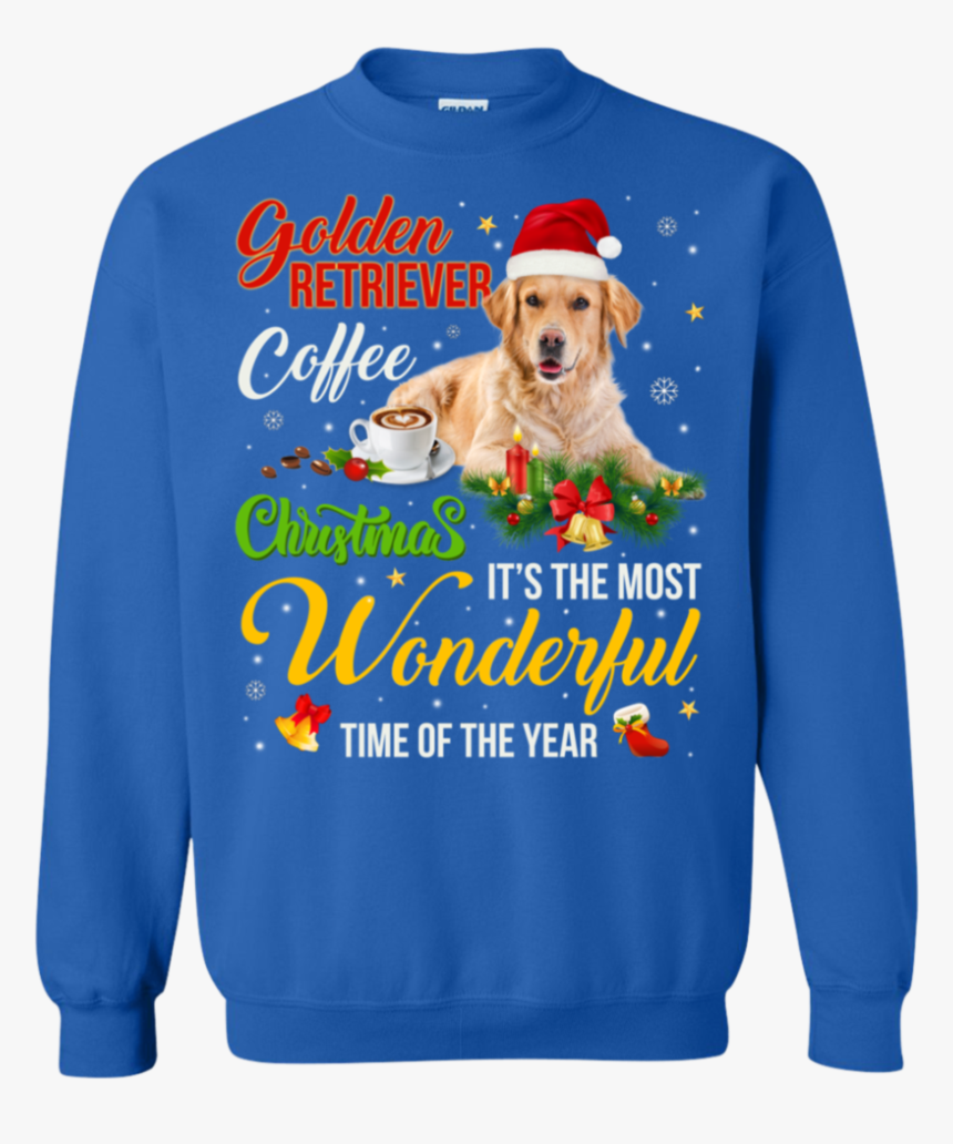 Golden Retriever Coffee Wonderful Christmas Sweatshirt - Surgical Ugly Christmas Sweater, HD Png Download, Free Download