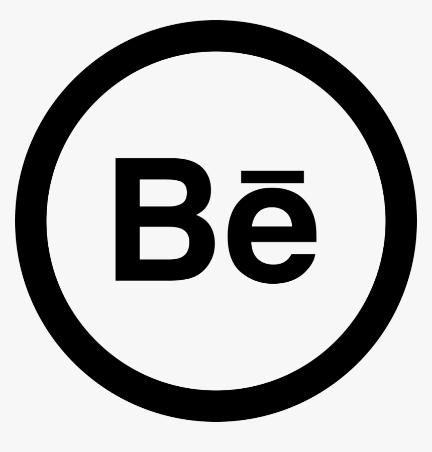 Behance Logo In Circular Social Interface Button - Creative Commons, HD Png Download, Free Download