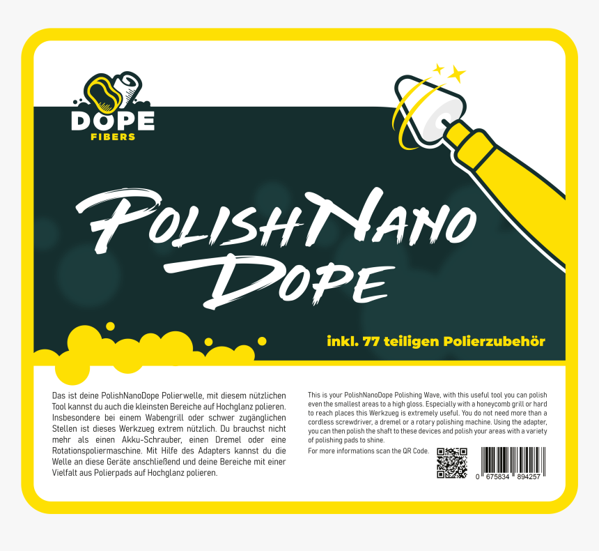 Image - Dope Fibers Polish Dope Pack Starterset, HD Png Download, Free Download
