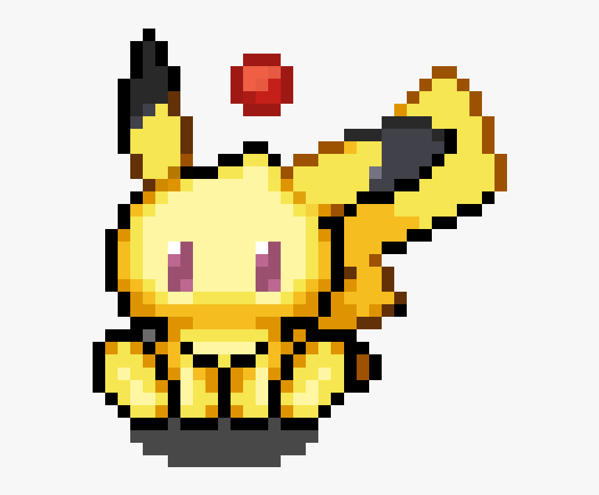 Pikachu Chao - Sonic Chao Pixel Art, HD Png Download, Free Download