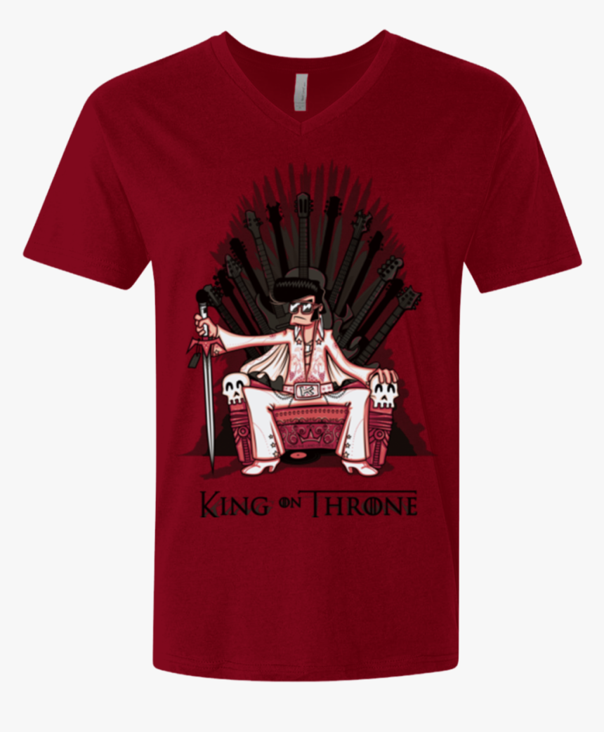 King On Throne Men"s Premium V Neck - Active Shirt, HD Png Download, Free Download