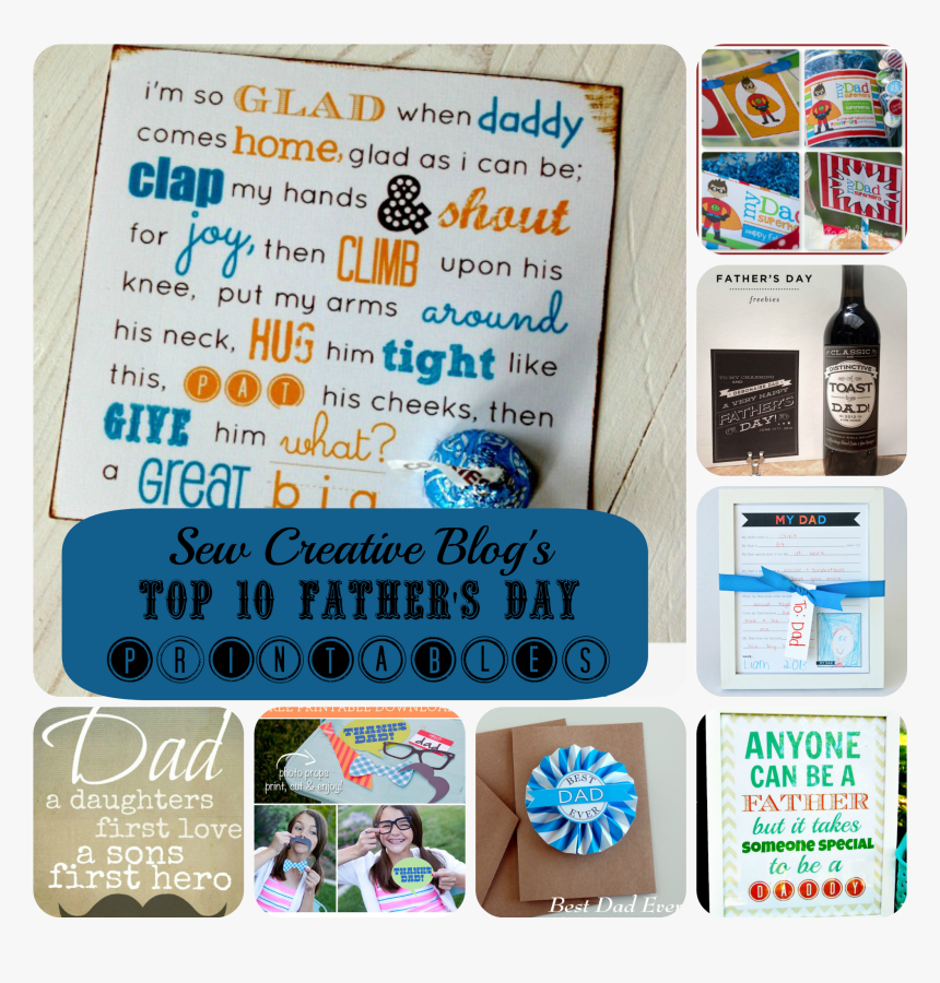 Top 10 Father"s Day Printables - Creative Things For Fathers Day, HD Png Download, Free Download