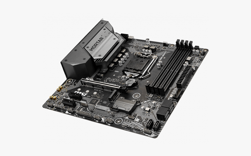 Msi B365m Mortar Pc Motherboard - Msi Mag B365m Mortar Lga1151, HD Png Download, Free Download