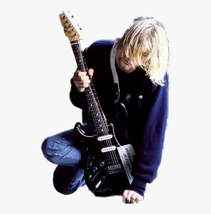 #kurtcobain #nirvana #grunge - Kurt Cobain Guitar Vandalism, HD Png Download, Free Download