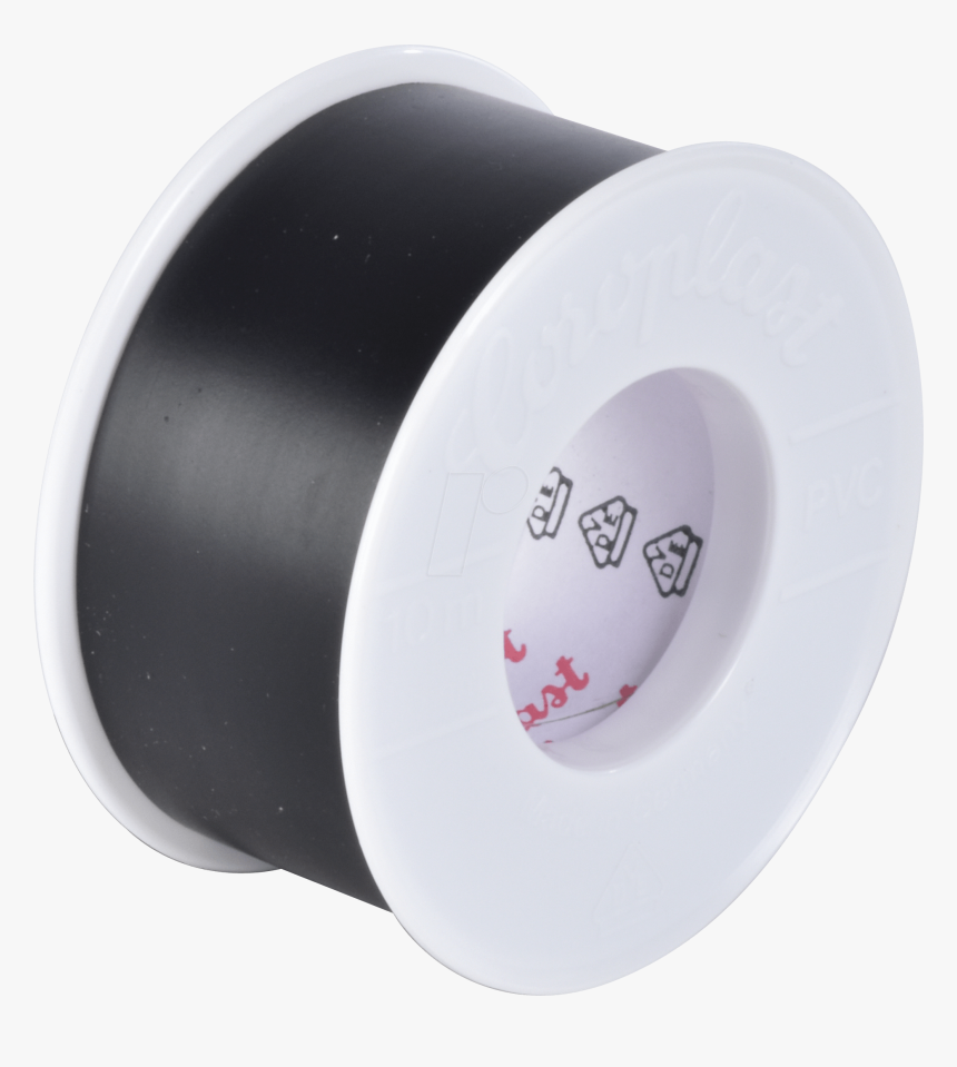 Vde Electrical Insulation Tape, 10 M, 25 Mm, Black - Circle, HD Png Download, Free Download