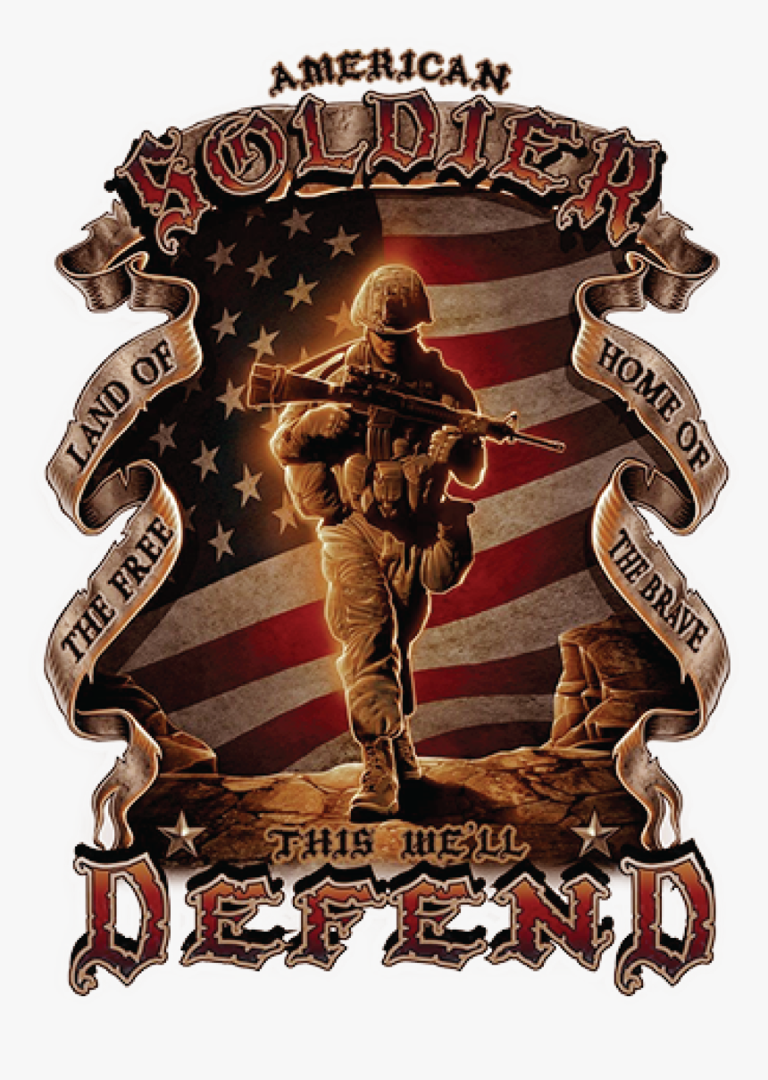 American Soldier - American Soldier Land Of The Free Home, HD Png Download, Free Download