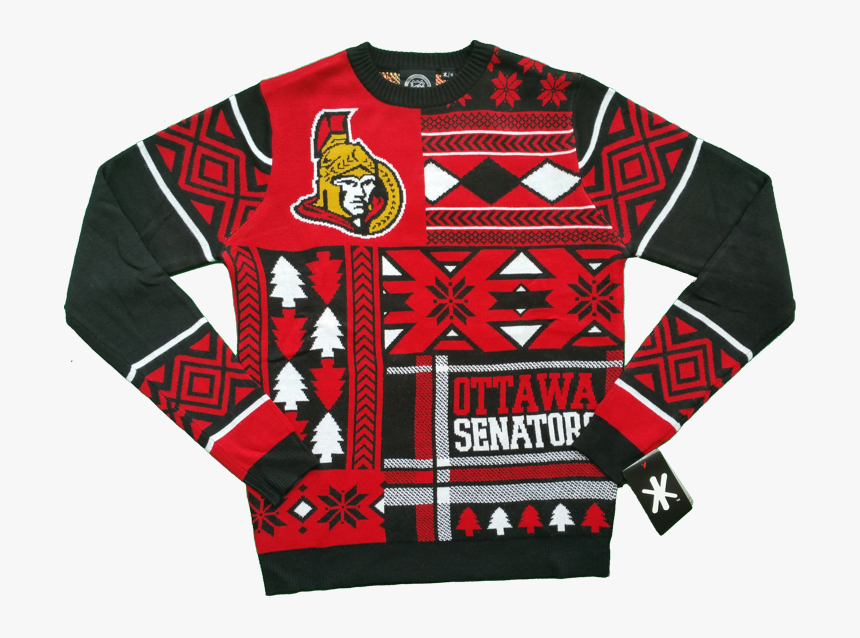Ottawa Senators Christmas Sweater , Png Download - Shirt, Transparent Png, Free Download