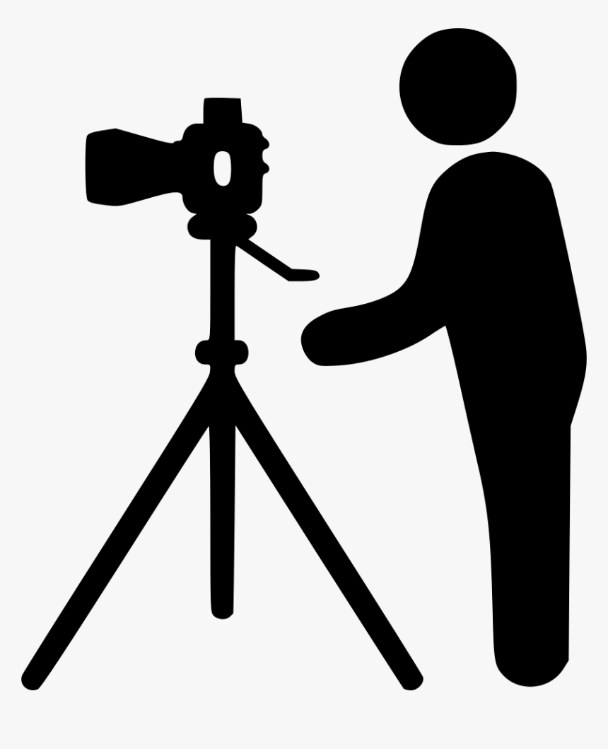 Photographer I - Dslr Camera Silhouette, HD Png Download, Free Download