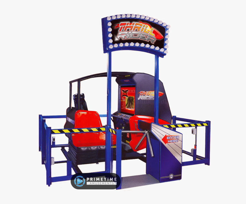 Thrill Rider Motion Simulator / Virtual Roller Coaster - Roller Coaster Arcade Game, HD Png Download, Free Download