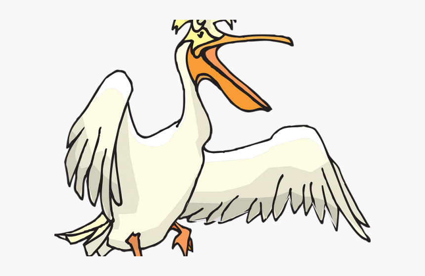 Pelican Clipart Transparent - Svg File Pelican Bird Svg, HD Png Download, Free Download